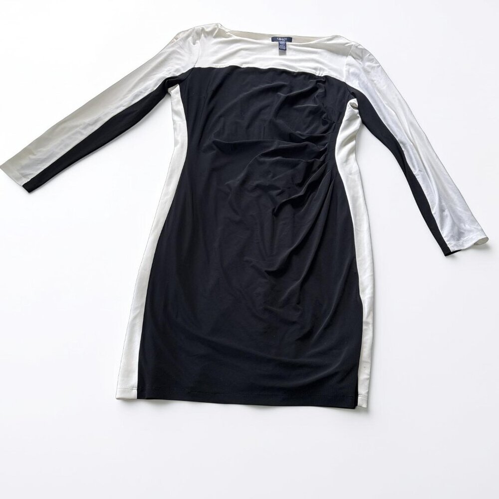 Black and White Chaps Dress XL NWT